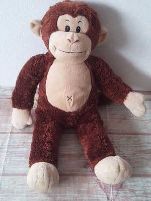 Vintage plush monkey chimp Rather Cheeky Toy used Build a Bear