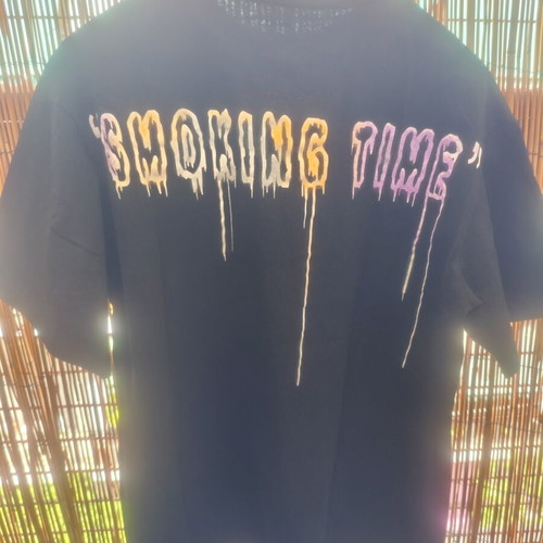 Hip hop cotton t-shirt like new, black, size L