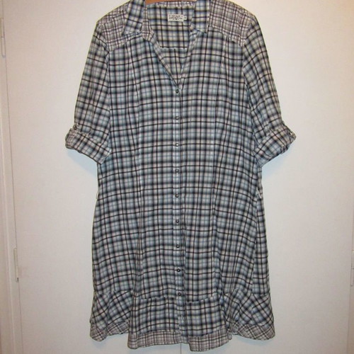 Tom Tailor checked ciel shirt dress like new