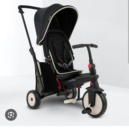 Smart Trike 3-in-1 children's tricycle bike like new, foldable, black