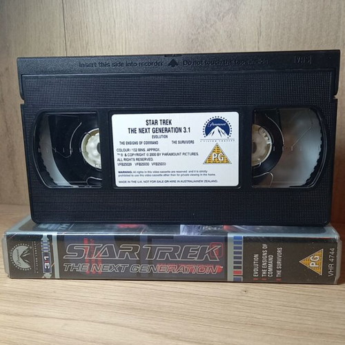 Star Trek The Next Generation 3.1 VHS videotape, no subtitles