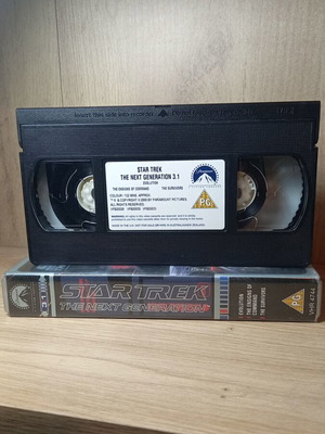 Star Trek The Next Generation 3.1 VHS videotape, no subtitles