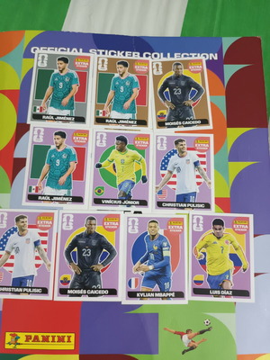 FIFA World Cup 2026 extra stickers, pack of 10