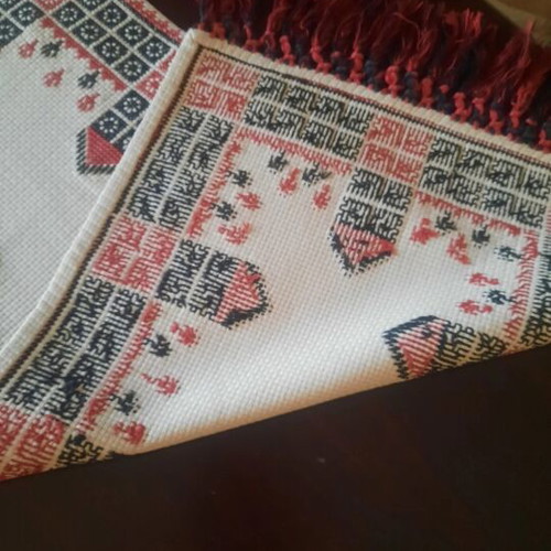 Embroidered table runner like new