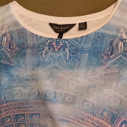 Ted Baker women's blouse used, size M, pink printed