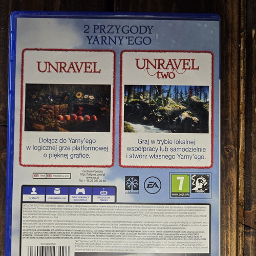 Unravel Yarny Bundle PS4 game like new