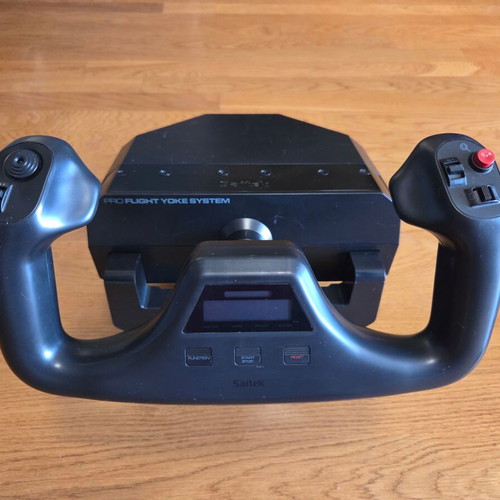 Logitech G Saitek Pro Flight Yoke System used, airplane joystick