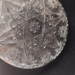 Vintage crystal serving tray
