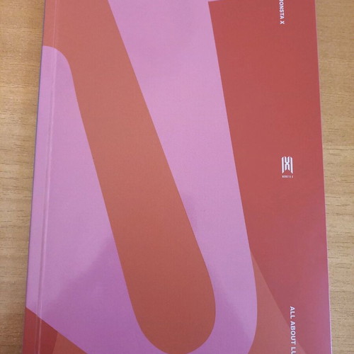 Monsta X All About Luv Version 4 like new with CD and 3 photocards