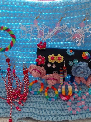 Handmade earrings new, unworn