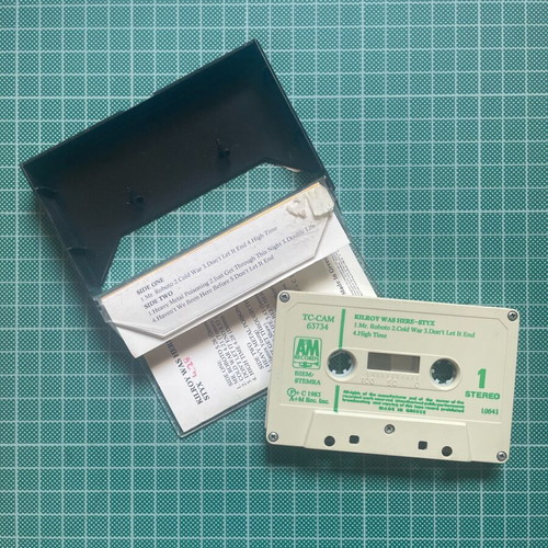 Styx Kilroy Was Here cassette used, rock
