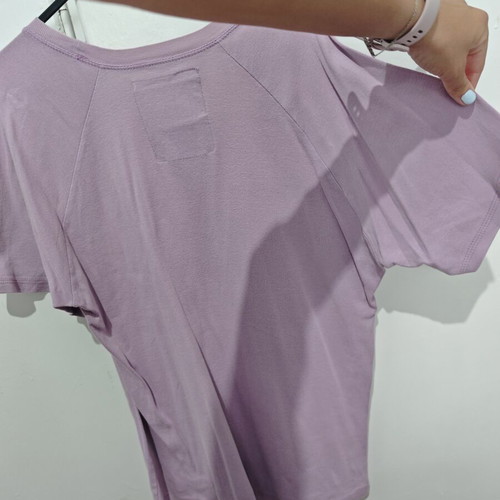 Aggressive men's pink T-shirt XL