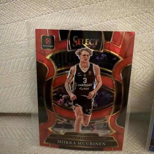 Panini Euroleague Select Miika Muurinen 3-card lot like new