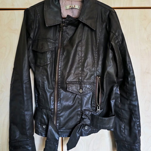 ALE Leather Effect Jacket Medium brown like new