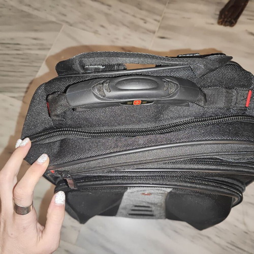 Wenger backpack new, black and gray with laptop compartment