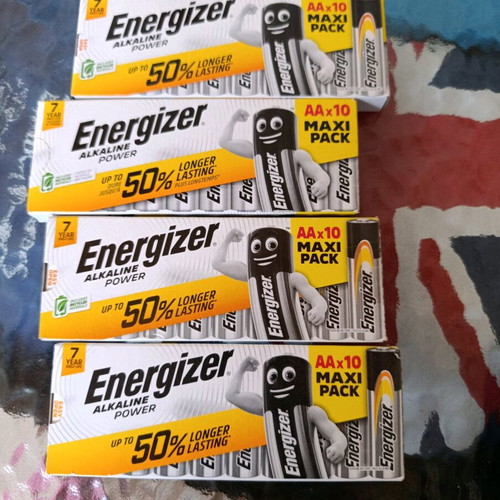 Energizer AA batteries new, pack of 40 unused