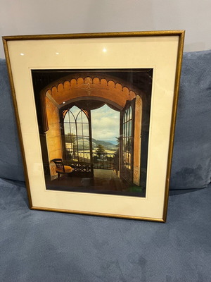 Old frames used in glass frame, set of two