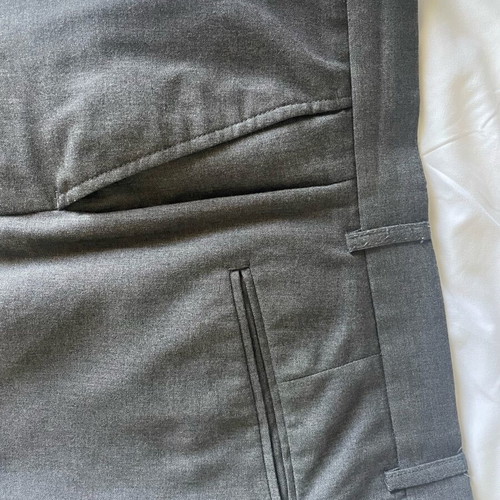 TopMan fabric pants gray like new, size 32