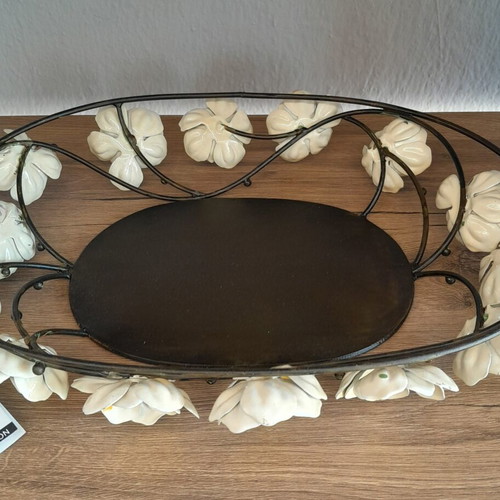 Metal Basket 40x30x6h cm new