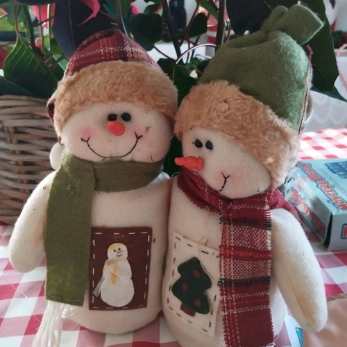 Dolls connected like new, decoration for all seasons