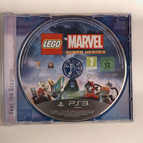Sony PlayStation 3 Lego Marvel Super Heroes game used without box