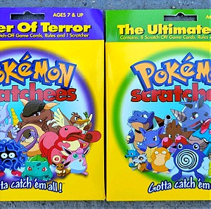 Πακέτο 2 συλλεκτικά Pokemon Scratchees 2000 Nintendo