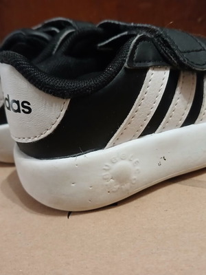 Adidas baby shoes size 22 used, black athletic