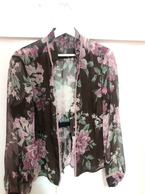 Cortefiel evening blouse with transparency like new