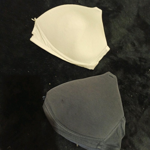 H&M nursing bras 85C, black and white, pack of 2