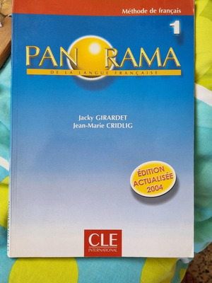 French book PANORAMA 1