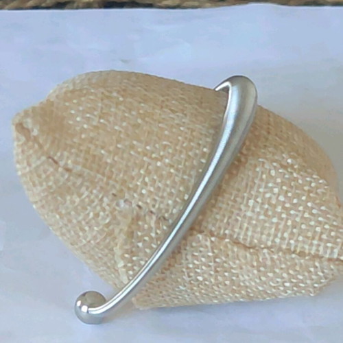 Handcuff bracelet new made of silver steel