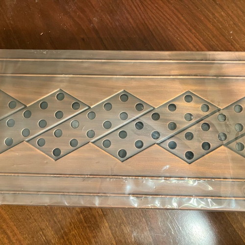Metal food warmer base vintage with candle holders like new