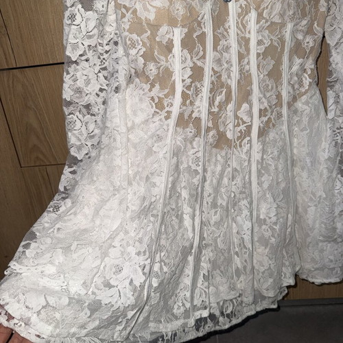 Birthday white dress absolutely new, size S