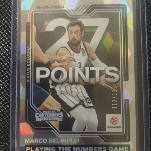 Marco Belinelli Virtus Bologna Euroleague Card new