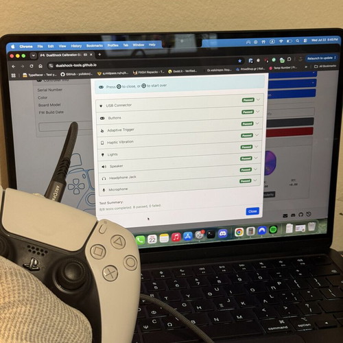 TMR mod Dualsense controller like new, PlayStation 5