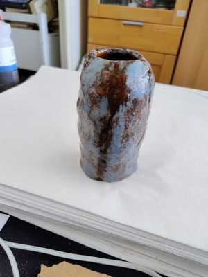 Clay Handmade Vase Anthodocheio like new, modern minimal design