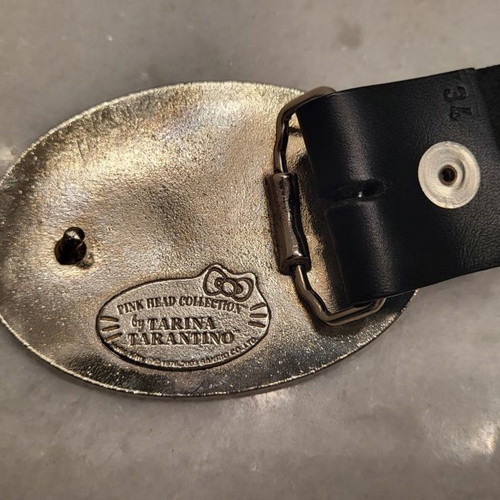 Tarina Tarantino leather belt with Swarovski crystals, lightly used