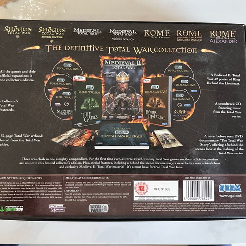 PC Game Total War Eras Limited Collector’s Edition used