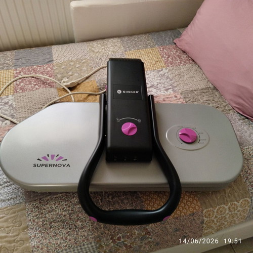 Singer SuperNova ironing press with warranty until 7.5.2027
