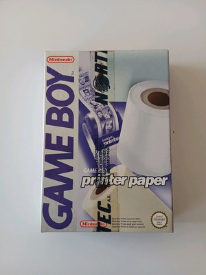 Gameboy print paper new, sealed by Nortec