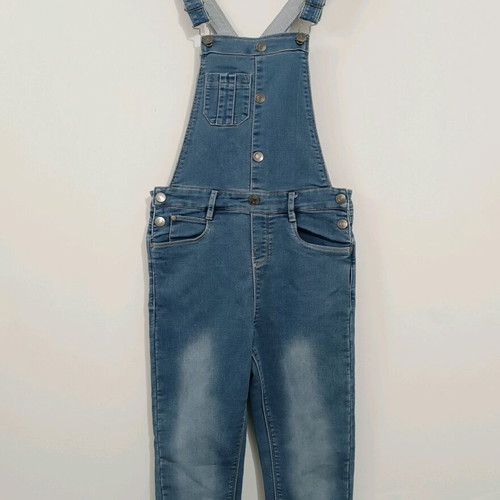 Orchestra girls' denim jumpsuit 14 years like new, blue