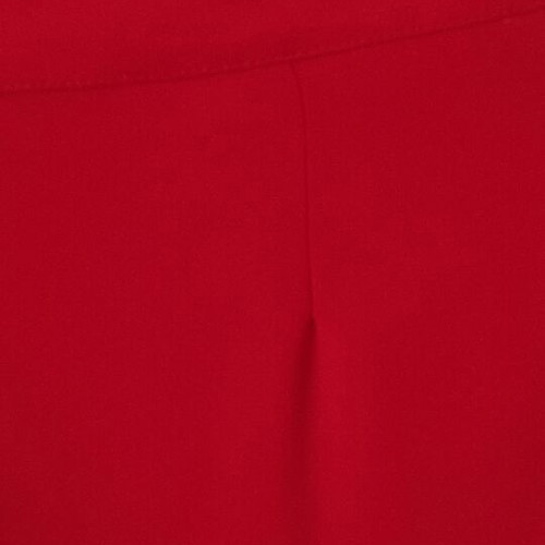Red wide-leg pants Matis used with side zipper