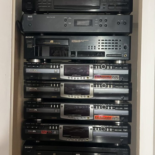 Hi-Fi audio equipment used, Sony, Philips, Nad, Kenwood components