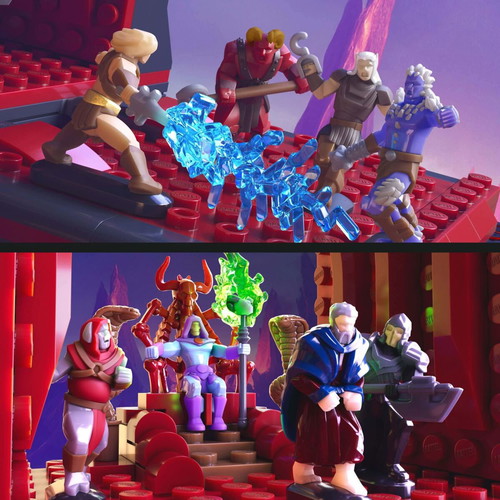 Mattel Brick Shop Masters of the Universe Clash at Snake Mountain set new