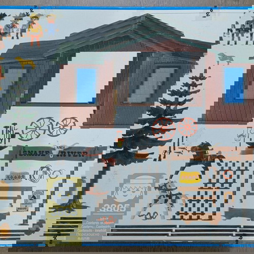 Playmobil Western 3805 ранчо Snake River употребявано с кутия