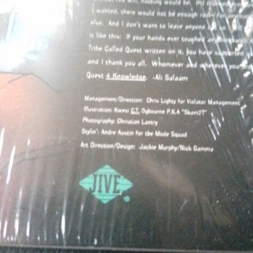 A Tribe Called Quest Beats Rhymes and Life 2×LP original pressing