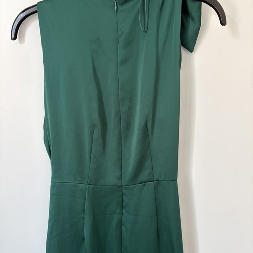 Zara satin long dress new, green, size S