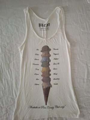 Philipp Plein women's top like new with ice cream design