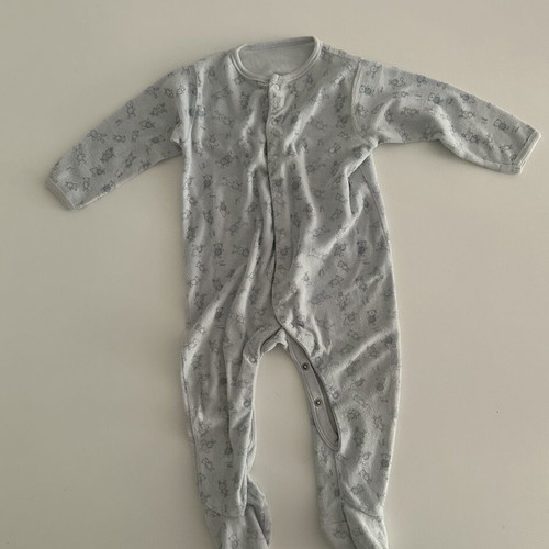 Mothercare baby romper unisex size 12-18 months light blue like new