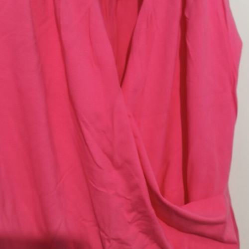Paranoia blouse, one size, red-orange, crossover front